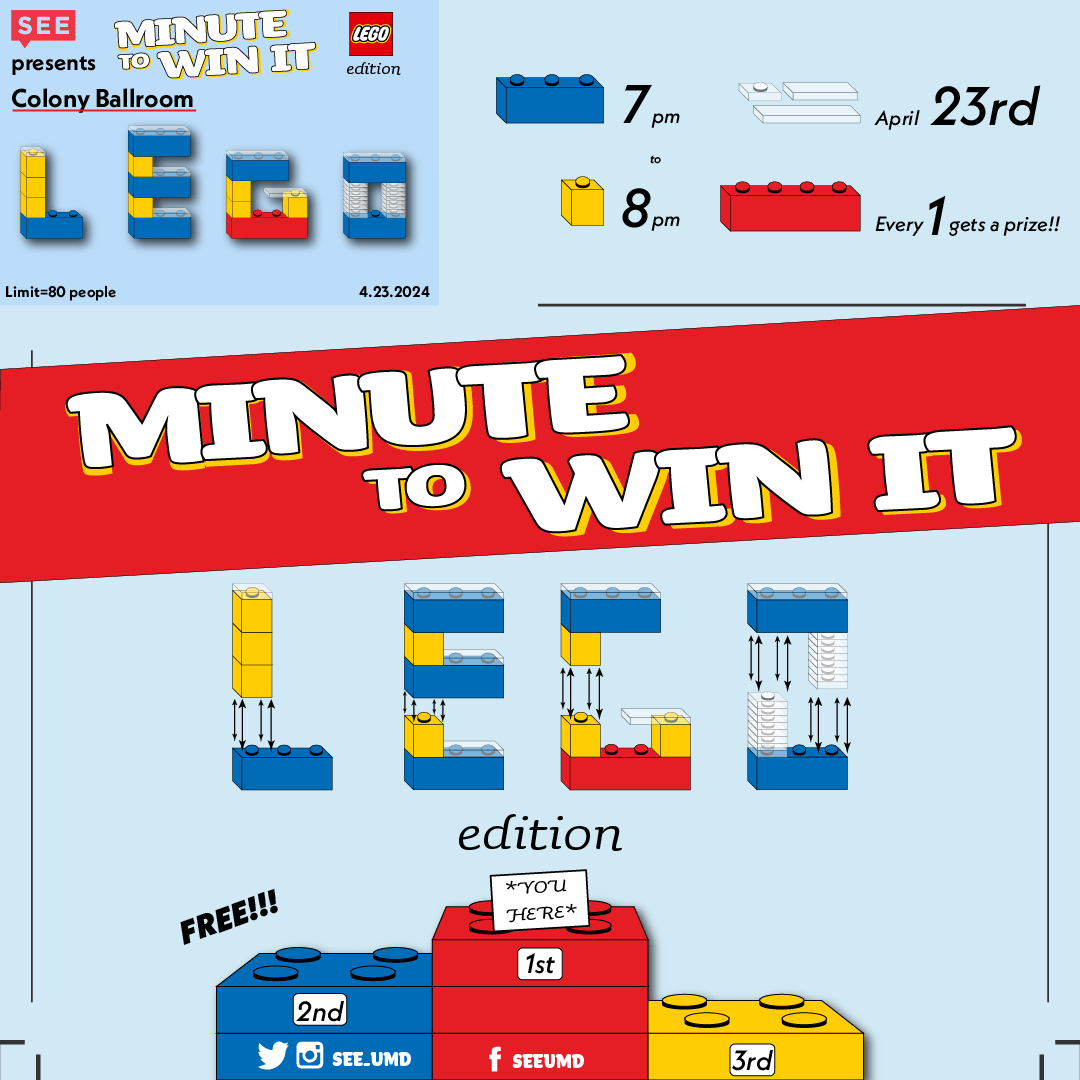 Portrait of SEE Presents: Minute to Win It Lego Edition